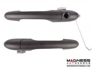 FIAT 500 Exterior Door Handle Replacement Set - 595 Edition - Matte Grey Finish